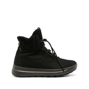 �G�R�[ ���f�B�[�X �u�[�c �V���[�Y Solice drawstring suede boots Black