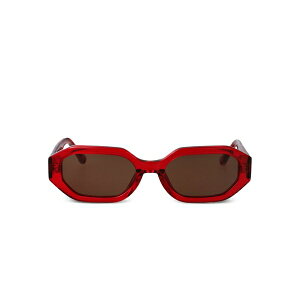 �W �A�e�B�R �����Y �T���O���X�E�A�C�E�F�A �A�N�Z�T���[ X linda farrow irene sunglasses Red