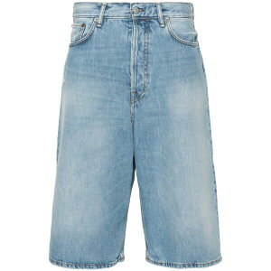 �A�N�l �X�g�D�f�B�I�Y �����Y �J�W���A���p���c �{�g���X Straight-leg denim shorts Blue