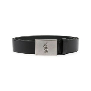 �����t���[���� �����Y �x���g �A�N�Z�T���[ Pony logo buckle belt Black
