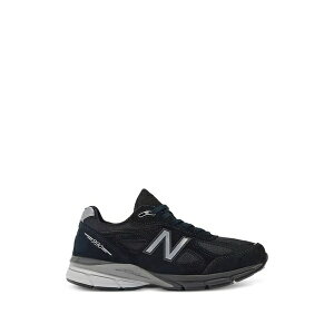 �j���[�o�����X �����Y �X�j�[�J�[ �V���[�Y Made in usa 990v4 logo sneakers Black
