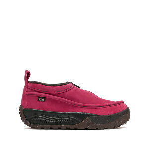 �i�C�L �����Y �X�j�[�J�[ �V���[�Y Zip-front suede low-top sneakers Pink