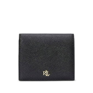 �����t���[���� ���f�B�[�X ���z �A�N�Z�T���[ Textured leather cardholder Black
