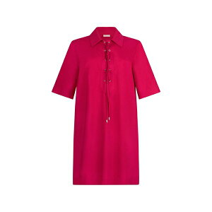 �����[�W���[ ���f�B�[�X �����s�[�X �g�b�v�X Lace-collar cotton mini dress Pink