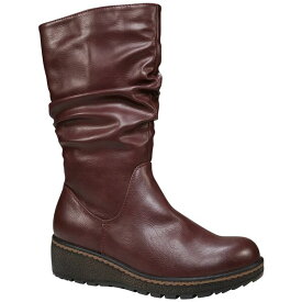 ジーシーシューズ レディース ブーツ シューズ Women's Dange Riding Boots Burgundy