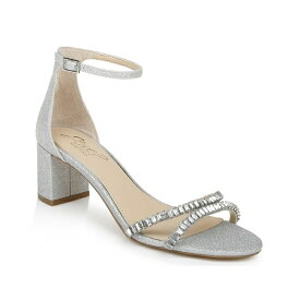 ジュウェルダグレイミシュカ レディース オックスフォード シューズ Women's Joanne Block Heel Evening Sandals Silver Glitter