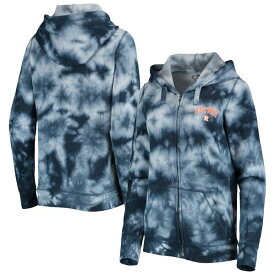 ニューエラ レディース パーカー・スウェットシャツ アウター Houston Astros New Era Women's TieDye FullZip Hoodie Navy