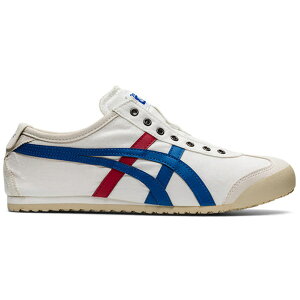 Onitsuka Tiger �I�j�c�J�^�C�K�[ �����Y �X�j�[�J�[ �yOnitsuka Tiger Mexico 66 Slip-On White Blue Red�z �T�C�Y US_M_4.5 White/Blue/Red