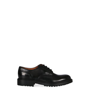 hJY Y hXV[Y V[Y Leather Lace-up Shoes black
