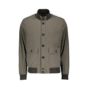 [[ Y WPbgu] AE^[ Bomber Jacket In Technical Fabric green