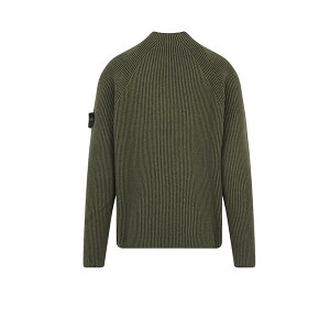 Xg[ACh Y jbg&Z[^[ AE^[ Virgin Wool And Cotton Sweater Military Green