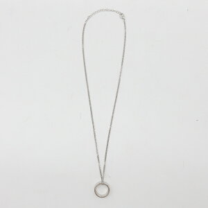}^}WF fB[X lbNXE`[J[Ey_ggbv ANZT[ Silver Metal Necklace SILVER