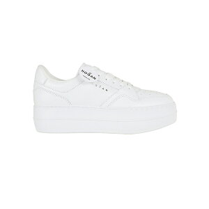 ホーガン レディース スニーカー シューズ White Leather Sneakers Bianco