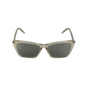 サンローラン アイウェア レディース サングラス&アイウェア アクセサリー Sl737 Mica Sunglasses 004-BEIGE-BEIGE-SILVER