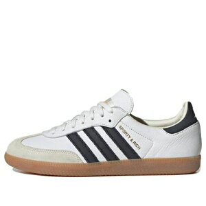 adidas �A�f�B�_�X �����Y �X�j�[�J�[ �yadidas x Sporty & Rich Samba OG 'White Black' HP3354�z �T�C�Y US_11(29.0cm)