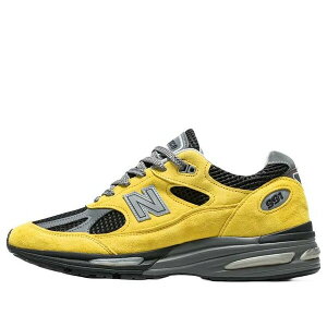 New Balance �j���[�o�����X �����Y �X�j�[�J�[ �yNew Balance 991v2 Made In UK 'Yellow Black' U991YK2�z �T�C�Y US_7(25.0cm)