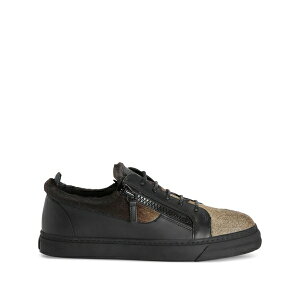 �W���[�b�y�U�m�b�e�B �����Y �X�j�[�J�[ �V���[�Y Frankie double-zip low-top sneakers Black