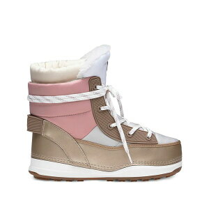�{�O�i�[ ���f�B�[�X �u�[�c �V���[�Y Lace-up snow boots Neutrals