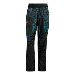 adidas AfB_X Y Xj[J[ yadidas Hrdn Nxt Pant Flowery Printed Basketball Pants Men's Black GH6694z TCY US_M_M