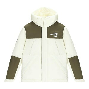 New Balance j[oX Y Xj[J[ yNew Balance Windproof Hooded Down Jacket 'White Olive Green' AMJ24377-CICz TCY US_M_XXS