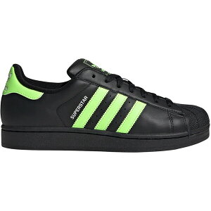 adidas �A�f�B�_�X �����Y �X�j�[�J�[ �yadidas Superstar II Core Black Signal Green Cloud White�z �T�C�Y US_5(23.0cm) Core Black/Signal Green/Cloud White
