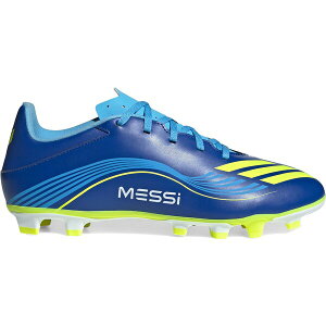 adidas �A�f�B�_�X �����Y �X�j�[�J�[ �yadidas F50 Club FG/MG Messi Vis10n Pack�z �T�C�Y US_M_4.5 Royal Blue/Solar Yellow/Semi Blue Burst