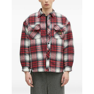 �X�^�����C �����Y �W���P�b�g���u���]�� �A�E�^�[ Plaid shirt jacket Red