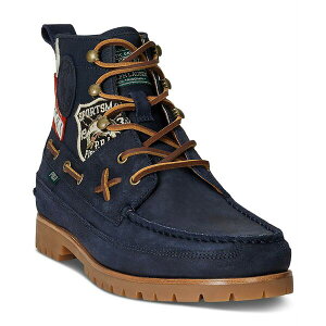 t[ Y u[c V[Y Men's Ranger Mid Suede & Twill Boots Hunter Navy