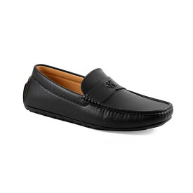 カルバンクライン メンズ スリッポン・ローファー シューズ Men's Follman Slip-On Casual Loafers Black