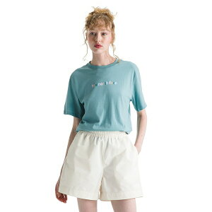 m[XtFCX fB[X TVc gbvX Women's Evolution Proud Short-Sleeve Graphic T-Shirt Blue Eclipse