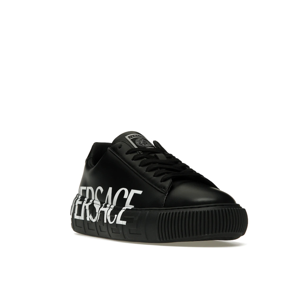 Versace ヴェルサーチ メンズ スニーカー Black Black サイズ EU_42(27.0cm) White メンズ靴 