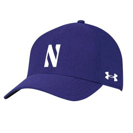 【送料無料】 アンダーアーマー レディース 帽子 アクセサリー Northwestern Wildcats Under Armour Women's Logo Adjustable Hat Purple