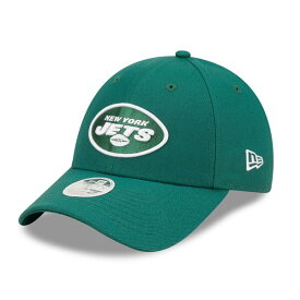 【送料無料】 ニューエラ レディース 帽子 アクセサリー New York Jets New Era Women's Simple 9FORTY Adjustable Hat Green