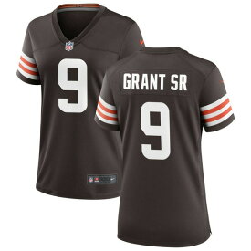 【送料無料】 ナイキ レディース ユニフォーム トップス Nike Cleveland Browns Women's Custom Game Jersey Brown