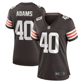 【送料無料】 ナイキ レディース ユニフォーム トップス Matthew Adams Cleveland Browns Nike Women's Nike Women's Team Color Jersey Brown