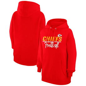 カールバンクス レディース ジャケット＆ブルゾン アウター Kansas City Chiefs GIII 4Her by Carl Banks Women's Graphic Fleece Pullover Hoodie Red