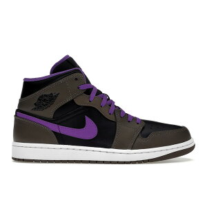 Jordan �W���[�_�� �����Y �X�j�[�J�[ �yJordan 1 Mid Purple Mocha�z �T�C�Y US_M_18 Palomino/Wild Berry-Black-White