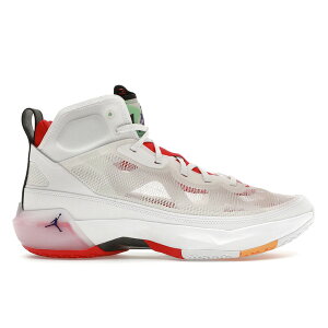 Jordan �W���[�_�� �����Y �X�j�[�J�[ �yJordan 37 Hare�z �T�C�Y US_6(24.0cm) White/True Red/Light Silver/Black