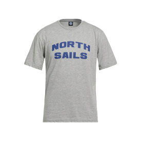 【送料無料】 ノースセール メンズ Tシャツ トップス T-shirts Grey