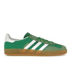 adidas AfB_X Y Xj[J[ yadidas Gazelle Indoor Green Gumz TCY US_6.5(24.5cm) Green/White/Gum