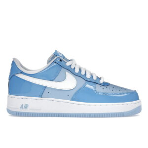 Nike �i�C�L �����Y �X�j�[�J�[ �yNike Air Force 1 Low '07 LV8 Phychic Blue White Patent�z �T�C�Y US_9.5(27.5cm) Psychic Blue/University Blue/White