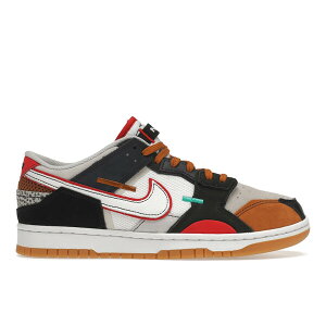 Nike �i�C�L �����Y �X�j�[�J�[ �yNike Dunk Low Scrap Black Grey University Red�z �T�C�Y US_M_13 Black/Neutral Grey-University Red-White