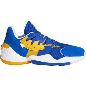 adidas �A�f�B�_�X �����Y �X�j�[�J�[ �yadidas Harden Vol. 4 Su Casa Pack Warriors�z �T�C�Y US_8(26.0cm) Team Royal Blue/Team College Gold/Cloud White