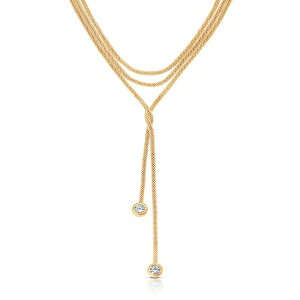 GeBJ fB[X lbNXE`[J[Ey_ggbv ANZT[ Gold Plated Forever Tied Necklace Clear and gold
