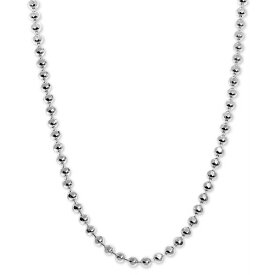 アレックス ウー レディース ネックレス・チョーカー・ペンダントトップ アクセサリー Beaded 18" Chain Necklace in Sterling Silver Sterling Silver