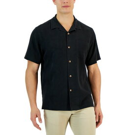 トッミーバハマ メンズ シャツ トップス Men's Al Fresco Tropics Short-Sleeve Shirt Black