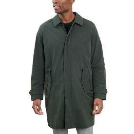 マイケルコース メンズ ジャケット＆ブルゾン アウター Men's Macintosh Full-Zip Raincoat, Created for Macy's Dark Olive