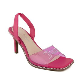 ジューシークチュール レディース サンダル シューズ Women's Greysi Lucite Strap Dress Sandals Bright Pink