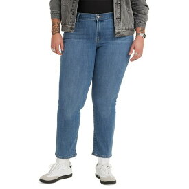 リーバイス レディース デニムパンツ ボトムス Trendy Plus Size Classic Straight Leg Jeans Lapis Speed