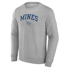 ファナティクス メンズ パーカー・スウェットシャツ アウター Colorado School of Mines Orediggers Fanatics Branded Campus Sweatshirt Gray
